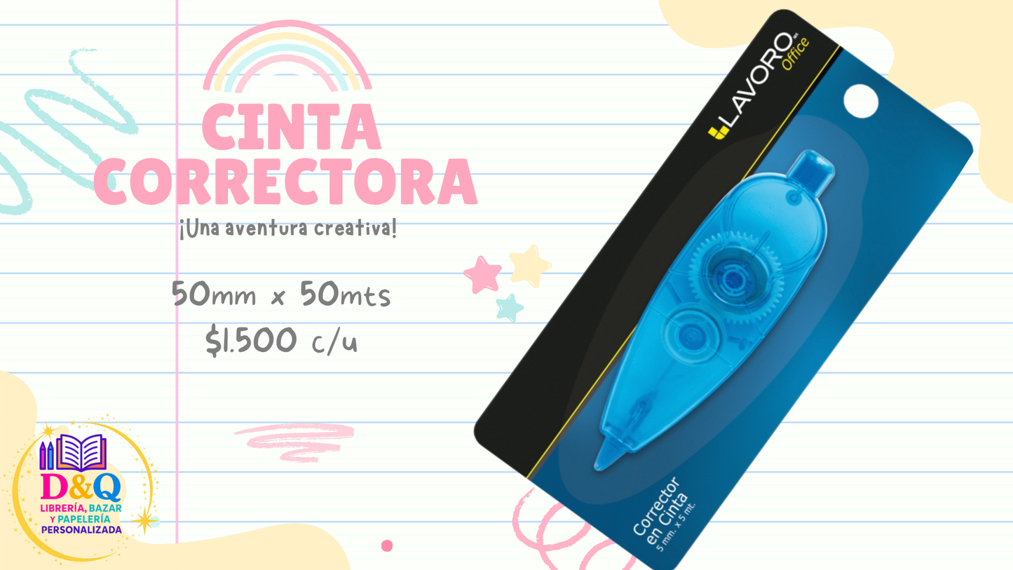 CORRECTOR EN CINTA