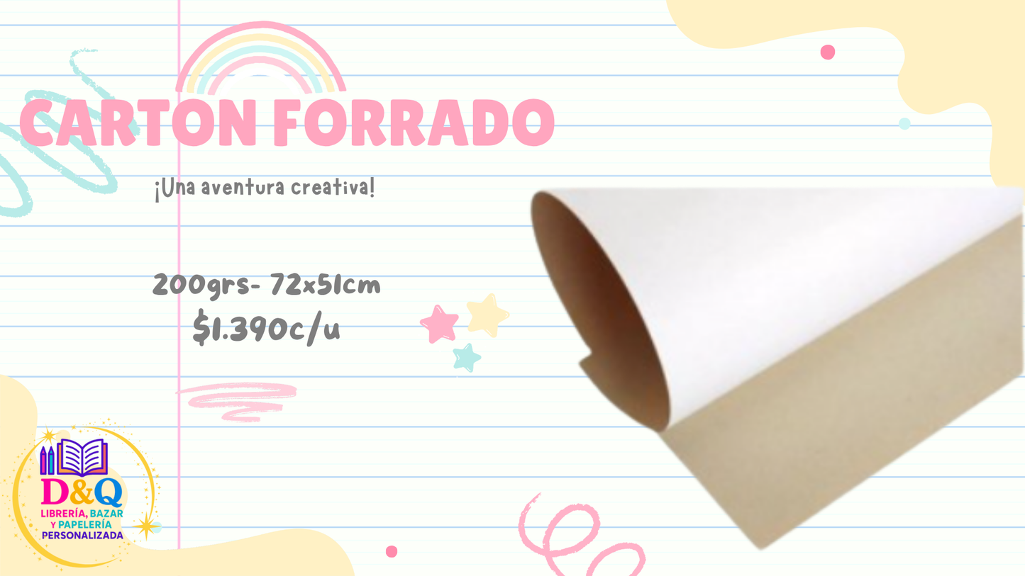 CARTON FORRADO