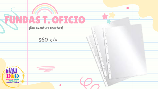 FUNDAS PARA HOJAS T. OFICIO