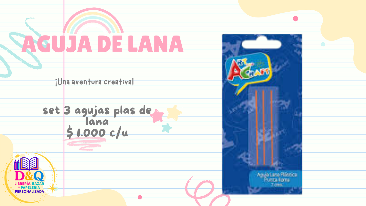 AGUJA DE LANA