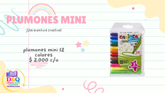 PLUMONES MINI