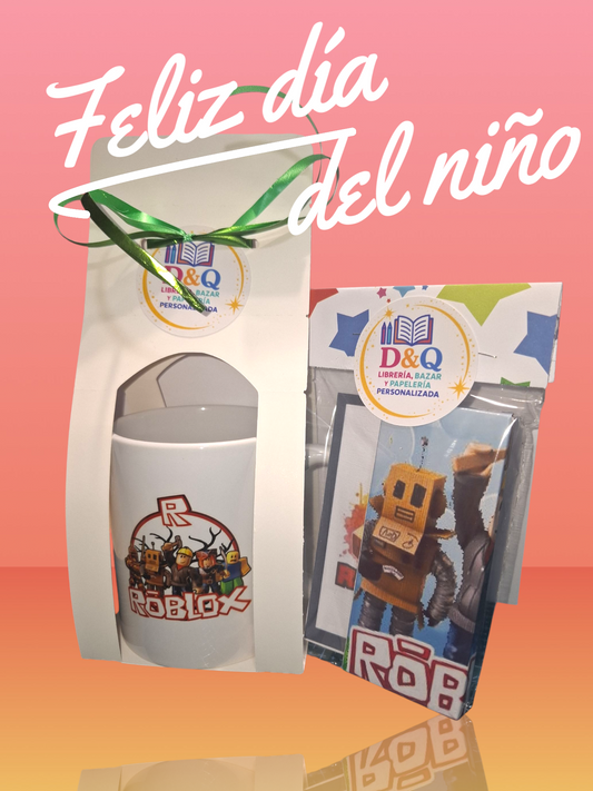 Tazón ROBLOX "Día  del niño"