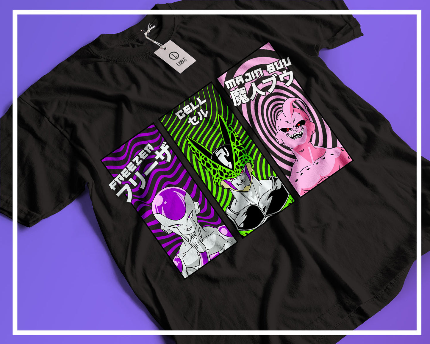 Polera VILLANOS DRAGON BALL